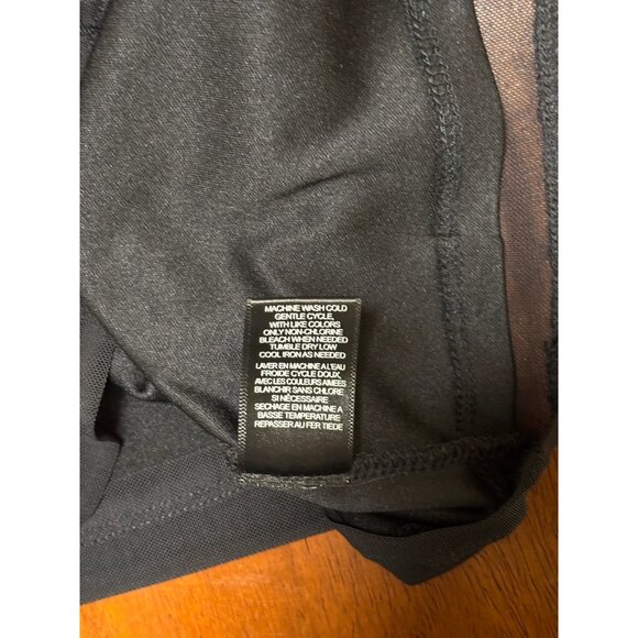 Afrm Size S Little Black Dress Midi Length V-Neck Body Con Dress - Picture 8 of 8